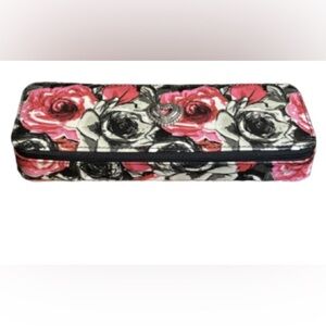 Brighton Madison Rose zip around discontinued floral jewelry case